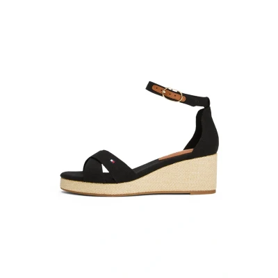 Imagen de Tommy Hilfiger Sandalias de cuña, Mujer, Talla: 40, Black Zapatos