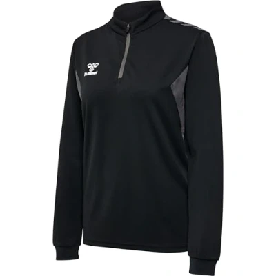 Imagen de hummel Hmlauthentic Half Zip Sweat Woman Sudadera, Schwarz, Extra Small para Mujer