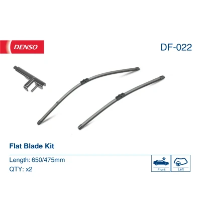 Imagen de Limpiaparabrisas Denso Flat DF 022 Sin marco FORD: Focus C Max, Max