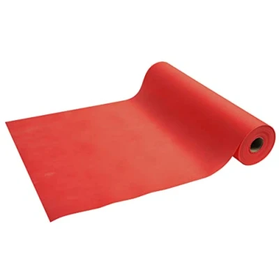 Imagen de Pro Mantel Ref R732409I Cabeza desechable de Fieltro spunbond Caja 4 Rollos 24 m Largo x 0,4 Ancho precortado Cada 1,20 Representa 20 Cabezas Color Rojo