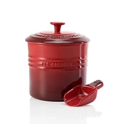 Imagen de Le Creuset Bote almacenaje mascotas de cerámica gres, 2, 3 L, Cereza, 61402170600099