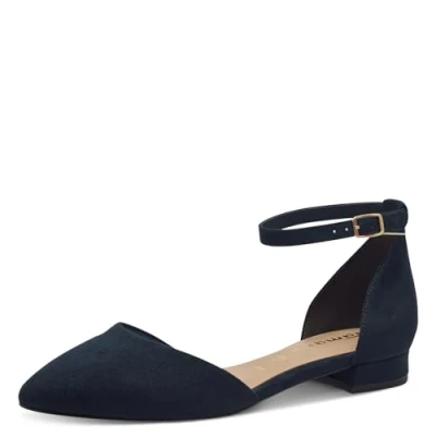 Imagen de Tamaris Bailarinas con hebilla, Mujer, Talla: 38, Navy Zapatos