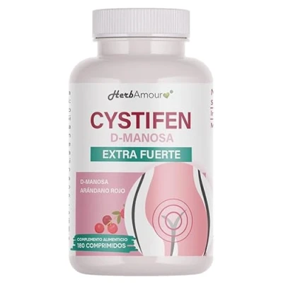 Imagen de D Manosa (Suministro por 6 Meses) 180 Comprimidos Alta Dosis y Absorción I De 500 mg. + Arándano Rojo E.S. 40 Sin Gluten, Lactosa, Azúcares Soja