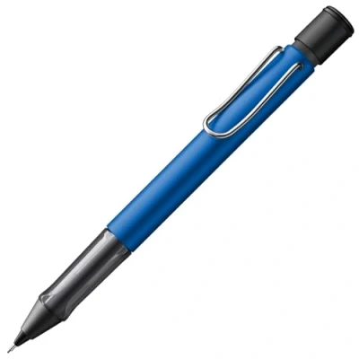 Imagen de Lamy AL star oceanblue Portaminas con mango transparente, ergonómico y cuerpo de aluminio ligero incluye recambio M 41 línea fina 0,5 mm punta borrador