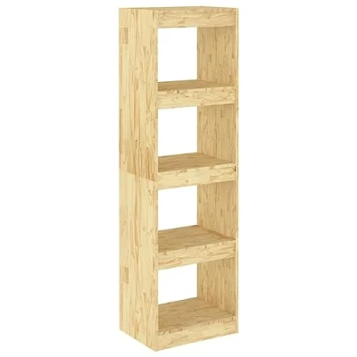 Imagen de vidaXL Pino Macizo Estantería/Divisor de Espacios Armario Estante Separador Partición Pantalla Privacidad Mueble Librería 40x30x135,5cm