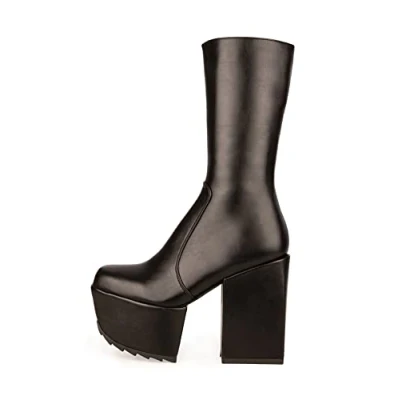 Imagen de LAMODA Magnolia, Botas Mid Calf Mujer, Color Negro, 41 EU