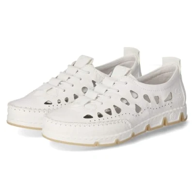 Imagen de Rieker 49956, Mocasín Mujer, Blanco, 43 EU