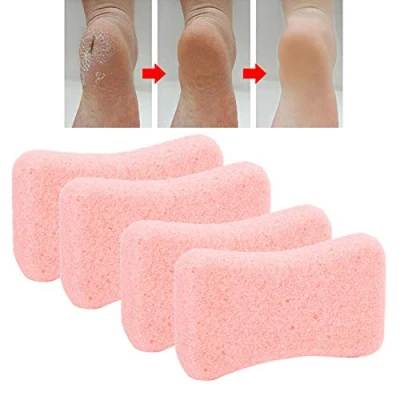 Imagen de Piedra Pómez para Callos en los Pies, Pelar Callos, Cuidado de Pies Piel Dura Quitar Depurador Pedicura, Manos Cuerpo 4 Piezas(rosado)