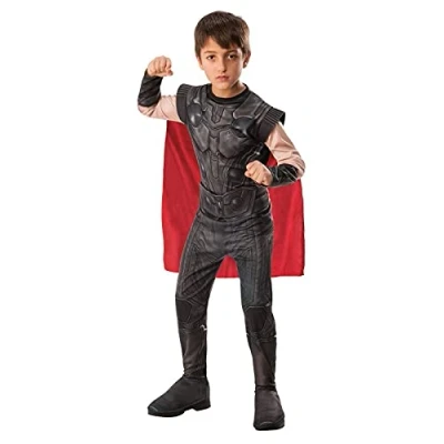 Imagen de Rubie&#039;s Vengadores Marvel Avengers Endgame Thor Disfraz, Liso, Multicolor, S (700652_S)