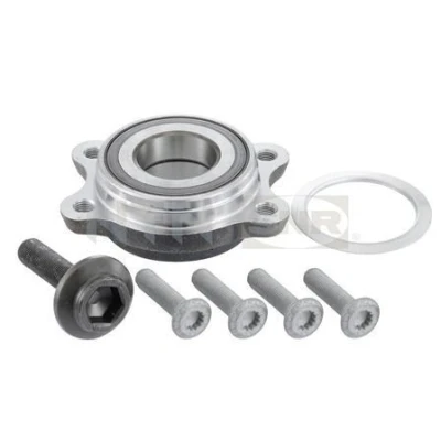 Imagen de SNR R154.57 Juego de cojinete rueda con anillo sensor magnético incorporado 92, AUDI: A6 C6 Berlina, Avant, A4 B6/B7 Cabrio