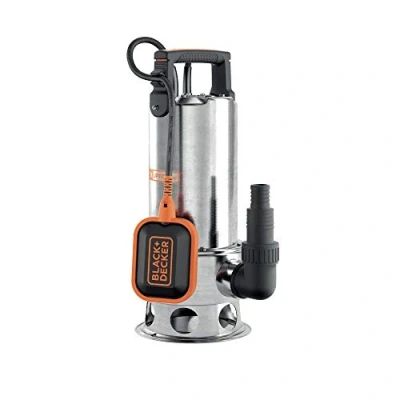 Imagen de BLACK+DECKER Bomba Sumergible BXUP1100XDE para Aguas Sucias (1.100 W, Caudal max. 16.500 l/h, Prevalencia 10,5 m)