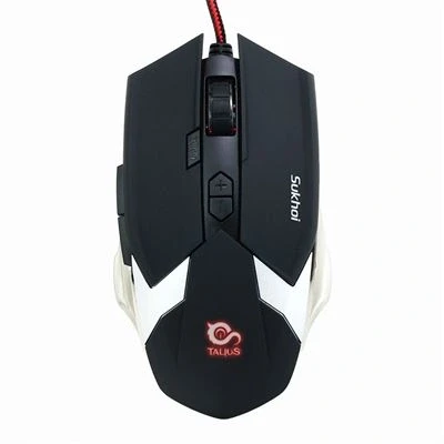 Imagen de Talius Sukhoi ratón Gaming programable, 2500DPI, 8 Botones, iluminación LED, Estructura Metal