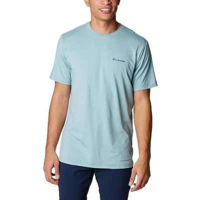 Imagen de Columbia Tech Trail Graphic tee Camiseta, Hombre, Blue, L