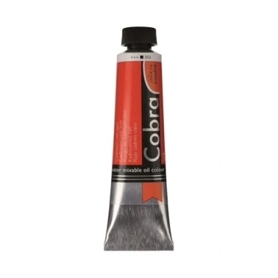 Imagen de Cobra Artists&#039; Watermixable Oils Cadmium Red Light 40ml tube (S4)