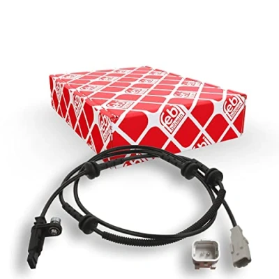 Imagen de FEBI BILSTEIN 36948 Sensor de ABS Eje delantero, izquierda, derecha con tornillo 1300 blanco PEUGEOT: 407 Berlina, SW, Coupé