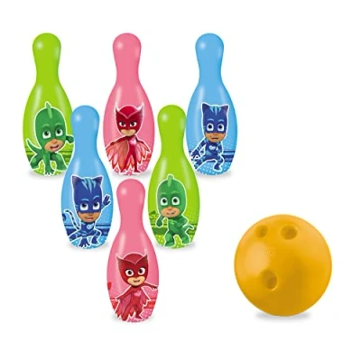 Imagen de PJ Masks Skittles Mask Juego de Bolos, Multicolor (Mondo Toys MD 28430)