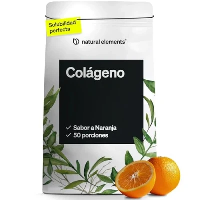 Imagen de Colágeno en polvo 500 g péptidos de colageno hidrolizado collagen peptides tipo 1 y 3 sabor a naranja, producto soluble, natural, probado laboratorio producido Alemania