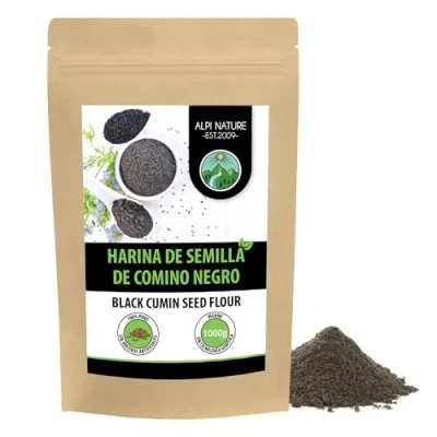 Imagen de comino negro molido (1kg), en polvo, harina de negro, 100% natural, sin aditivos, polvo