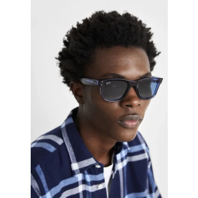 Imagen de Ray Ban Wayfarer Reverse Unisex Gafas de sol, Talla: 50, Trasparent blue