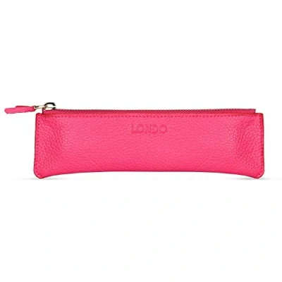 Imagen de Londo Estuche de Cuero con Cremallera para Lápices y Bolígrafos, Piel Genuina, Unisex