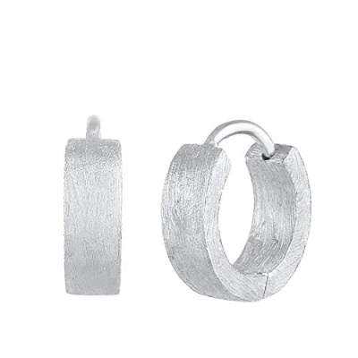 Imagen de Kuzzoi Hoops Minimal Pendientes, Hombre, Talla: One Size, Silber