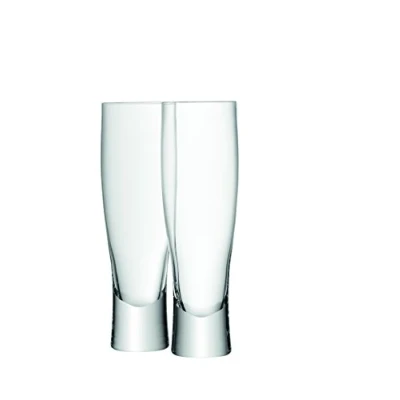 Imagen de LSA G1025 20 991 Vaso para Cerveza Lager, Transparente, 550ml, Paquete de 2, Cristal