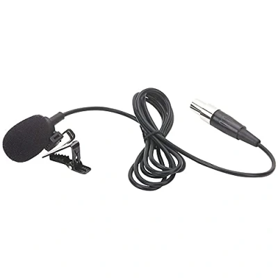 Imagen de Power Dynamics PDT1 Micrófono de Solapa Inalámbrico con Mini XLR, 1 Lavalier para Conferencias y Presentaciones, Microfono Corbata