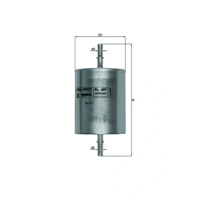 Imagen de MAHLE ORIGINAL KL 409 Filtro Combustible de tubería 8 7,9 FORD: MONDEO 3 Stufenheck, Transit Mk6 Furgón,