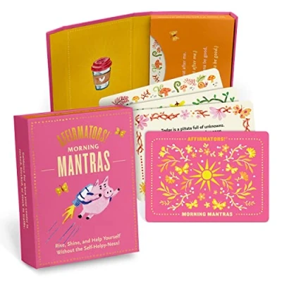 Imagen de Knock 10008 Affirmators! Mantras Mañana Tarjetas de afirmación del día, cartas diarias y afirmaciones positivas (baraja 30 tarjetas)
