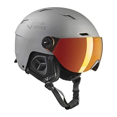 Imagen de BLACK CREVICE Casco de esquí con Visera Kirchberg I Transpirable Orificios ventilación Unisex Ajustable y Muy cómodo