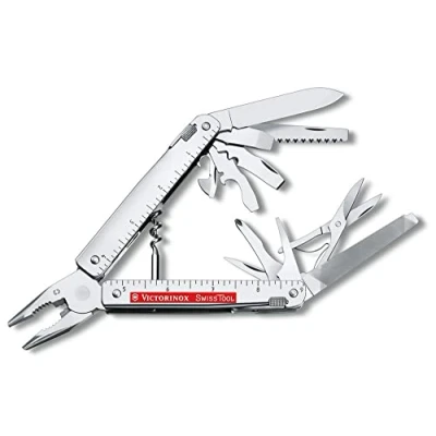 Imagen de Victorinox, Swiss Tool X Plus Ratchet, Multiherramienta de Bolsillo Suiza, Multifunción, 38 Funciones, Alicate multiuso punta fina, Bloqueable