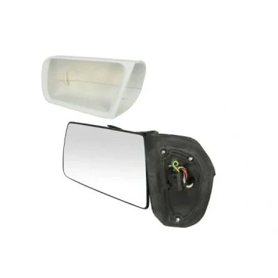Imagen de espejo retrovisor Blic 5402 04 1128532 derecha imprimado eléctrico completo, abatible eléctricamente, térmico, tintado en azul, asférico