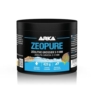 Imagen de Microbe Lift Zeopure Gránulos de zeolita para Todos los acuarios Agua Dulce y Salada Granulometría: 5 9 mm Incluye Bolsa filtrante Reduce amonio, nitrato fosfato Contenido: 500 g