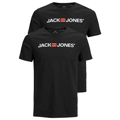 Imagen de Jack &amp; Jones Paquete de 2 Camisetas para Hombre, L
