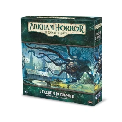 Imagen de Asmodee Arkham Horror Juego de Cartas, el Legado Dunwich, expansión campaña, edición en Italiano