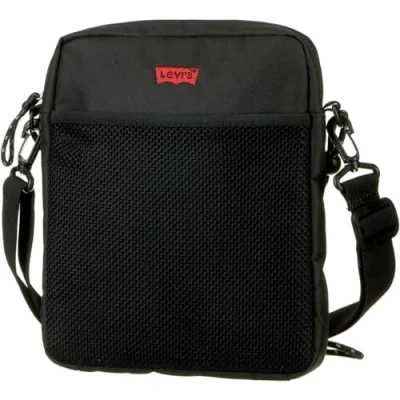 Imagen de Levi&#039;s DUAL Strap North South Crossbody Unisex Bandolera, Talla: One Size, Regular black