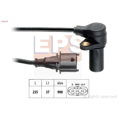 Imagen de EPS 1.953.326 Sensor de Cigueñal Made in Italy OE Equivalent OPEL: Astra H Hatchback, G CC, Berlina, HONDA: CIVIC 7 Hatchback