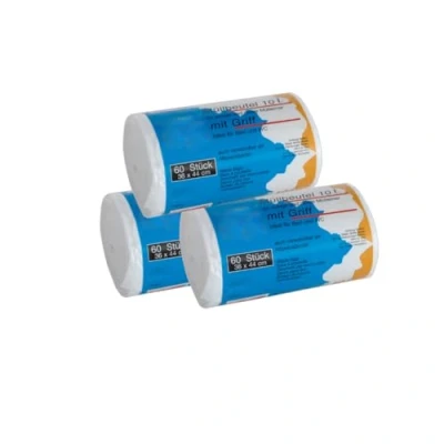 Imagen de Bolsas de basura Premiumline especialmente resistentes e impermeables con asa/asa (10 litros, 3 unidades)