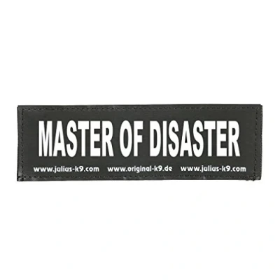 Imagen de Julius K9 162LR G 37958 Parches Fosforescentes, Intercambiables para los Arneses de Perro
