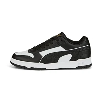Imagen de Puma RBD GAME Unisex Zapatillas, Talla: 38, Black/white/team gold Piel/piel de imitación