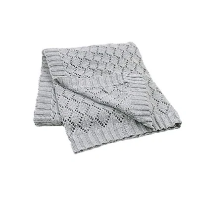 Imagen de Manta de Punto para Bebé Recién Nacido, Odot Suave y Cálida Crochet Cobija Toalla Cama Niños Swaddle Bebe Cuna, Cochecito Silla Paseo (80x100cm,Gris)