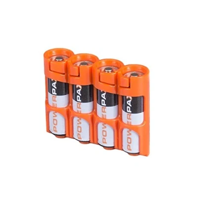 Imagen de Storacell Slimline AA Single Use Battery Pilas (Single Battery, AA, Cilíndrico, 4 Pieza(s), Naranja)