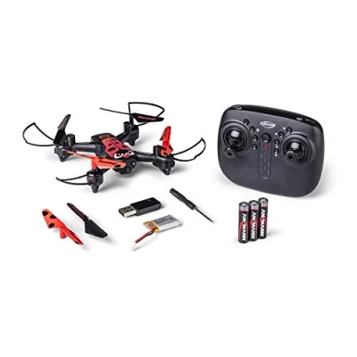 Imagen de Carson X4 500507153 Angry Bug 2.0, 100% Listo para Volar, teledirigido, Quadcopter RC, Pilas y Mando a Distancia incluidos, Color Rojo (500507153)