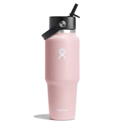 Imagen de Hydro Flask 32oz / 946ml Wide Mouth Travel bottle + Flex Straw Cap Water