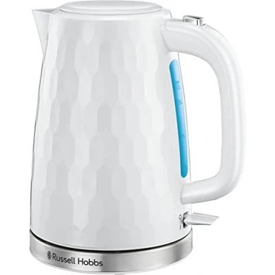 Imagen de Hervidor de agua Russell Hobbs 26050 70 Honeycomb Kettle, 2400 W, 1.7 l, Blanco