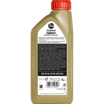 Imagen de Castrol Power 1 Ultimate 4T 5W 40 1L Aceite de motor 15FFA7