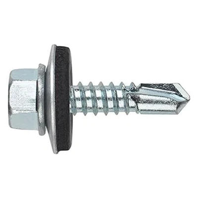 Imagen de INDEX Fixing Systems DIN 7504 K CP + ARVUL Pack de 750 tornillos autotaladrantes (recubrimiento cincado, cabeza hexagonal 8 mm, 6,3 x 25 P16)