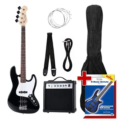 Imagen de Rocktile Groovers Pack Bajo eléctrico JB negro