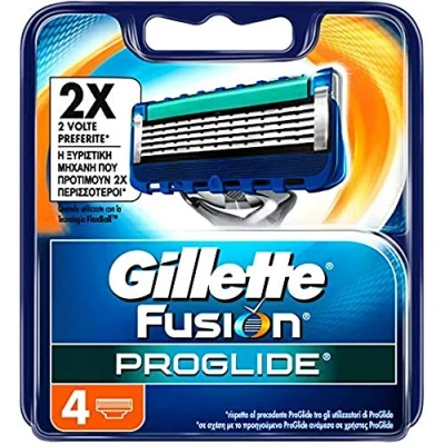 Imagen de Gillette Fusion ProGlide Cabezal para maquinilla de afeitar, 4 unidades