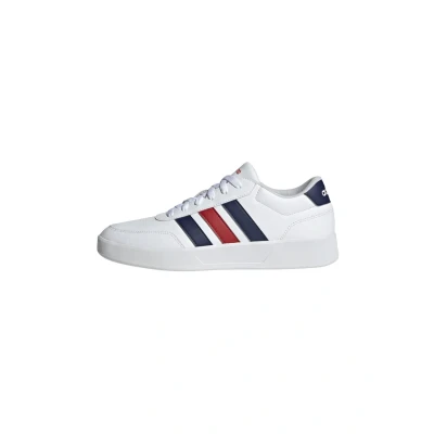 Imagen de adidas Hombre BREAKNET 3.0 Shoes, FTWR White/Dark Blue/Better Scarlet, 43 1/3 EU